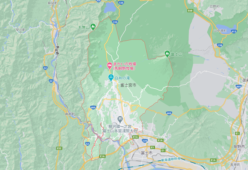 富士宮市のポスティング・チラシ配布エリア