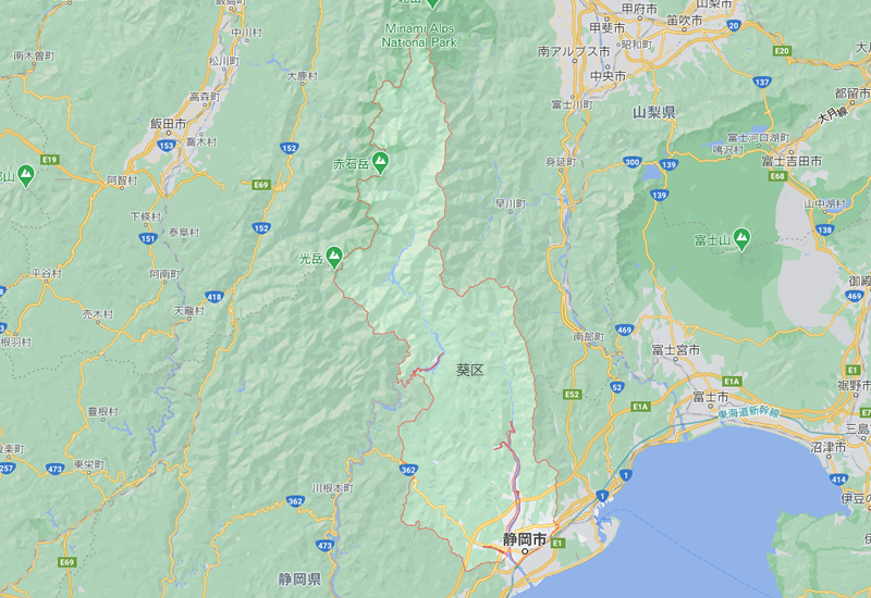 静岡市葵区のポスティング・チラシ配布エリア